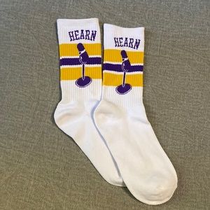 Lakers / Chick Hearn Commemorative Socks